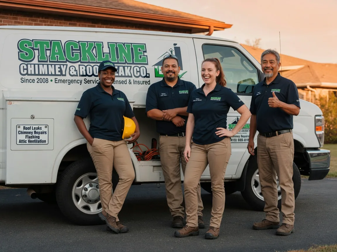 Chimney flashing repair company in Calhoun, LA